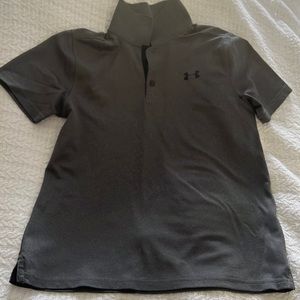 Grey Youth Large Heatgear Under Armour Polo